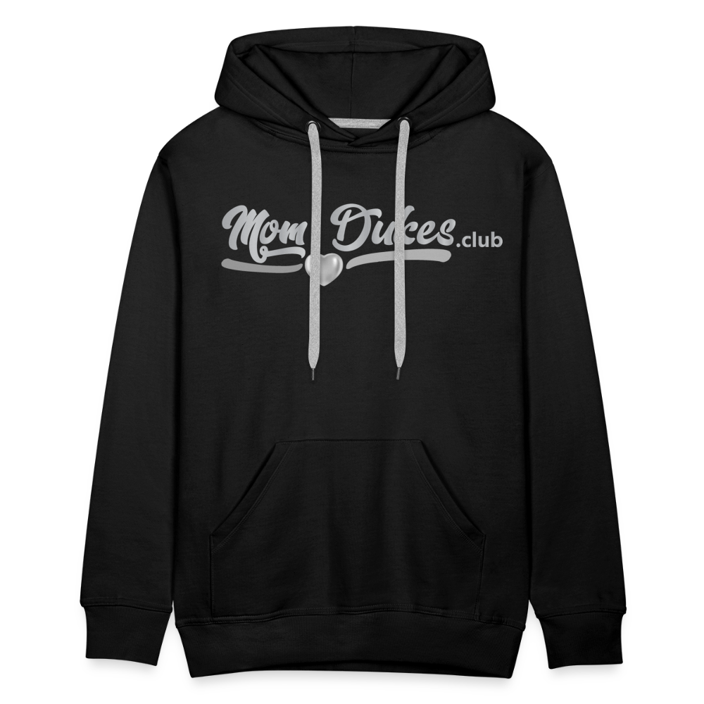 Mens black hoodie with white writing 2025
