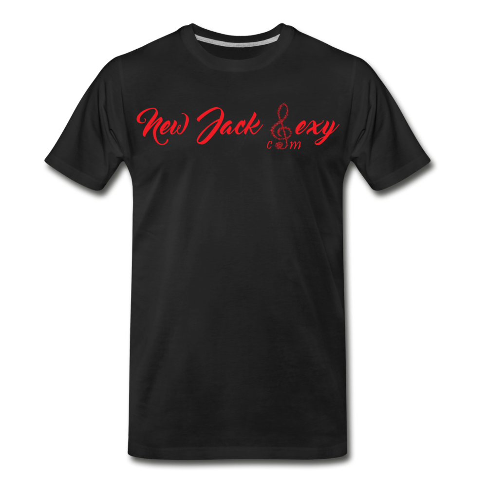 New Jack Sexy Unisex Premium T-Shirt (Red Letters) - black
