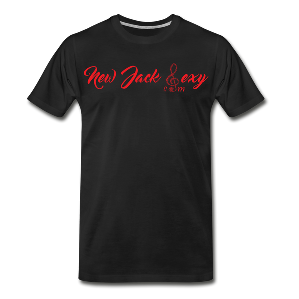New Jack Sexy Unisex Premium T-Shirt (Red Letters) - black