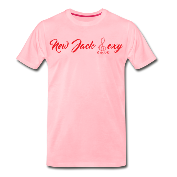 New Jack Sexy Unisex Premium T-Shirt (Red Letters) - pink