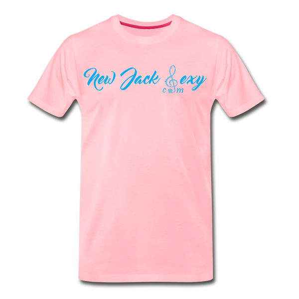 New Jack Sexy Unisex Premium T-Shirt (Blue Letters) - pink
