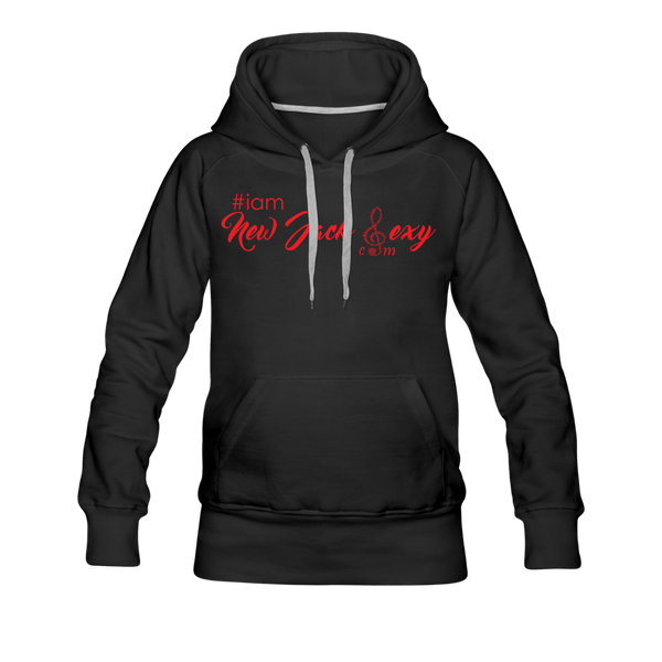 i am New Jack Sexy Women’s Premium Hoodie (Red Letters) - black