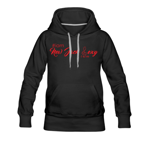 i am New Jack Sexy Women’s Premium Hoodie (Red Letters) - black
